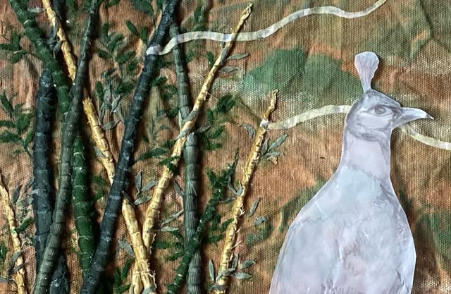 Birds & Bamboo piece 2