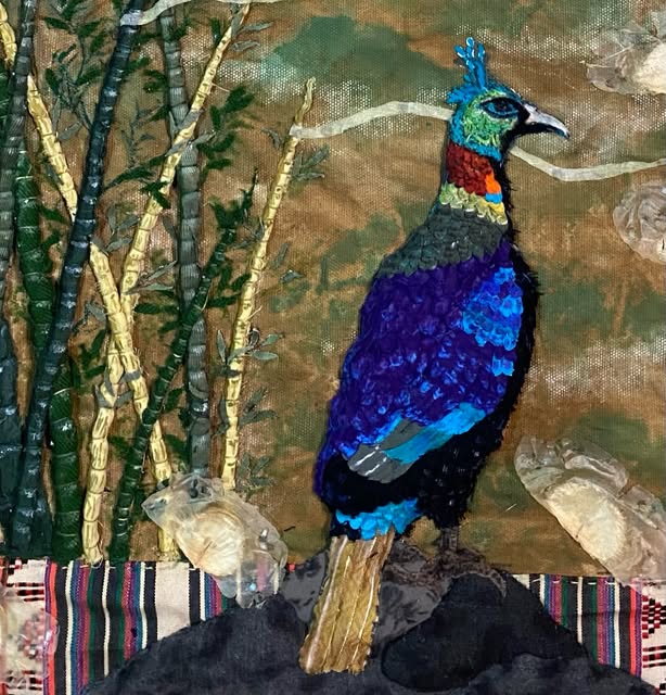 Birds & Bamboo piece 1