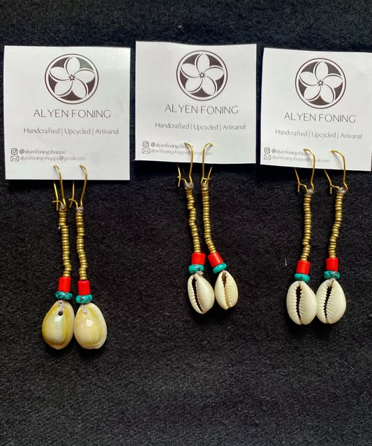 Cowrie earrings